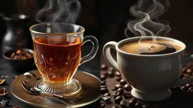 black tea or black coffee