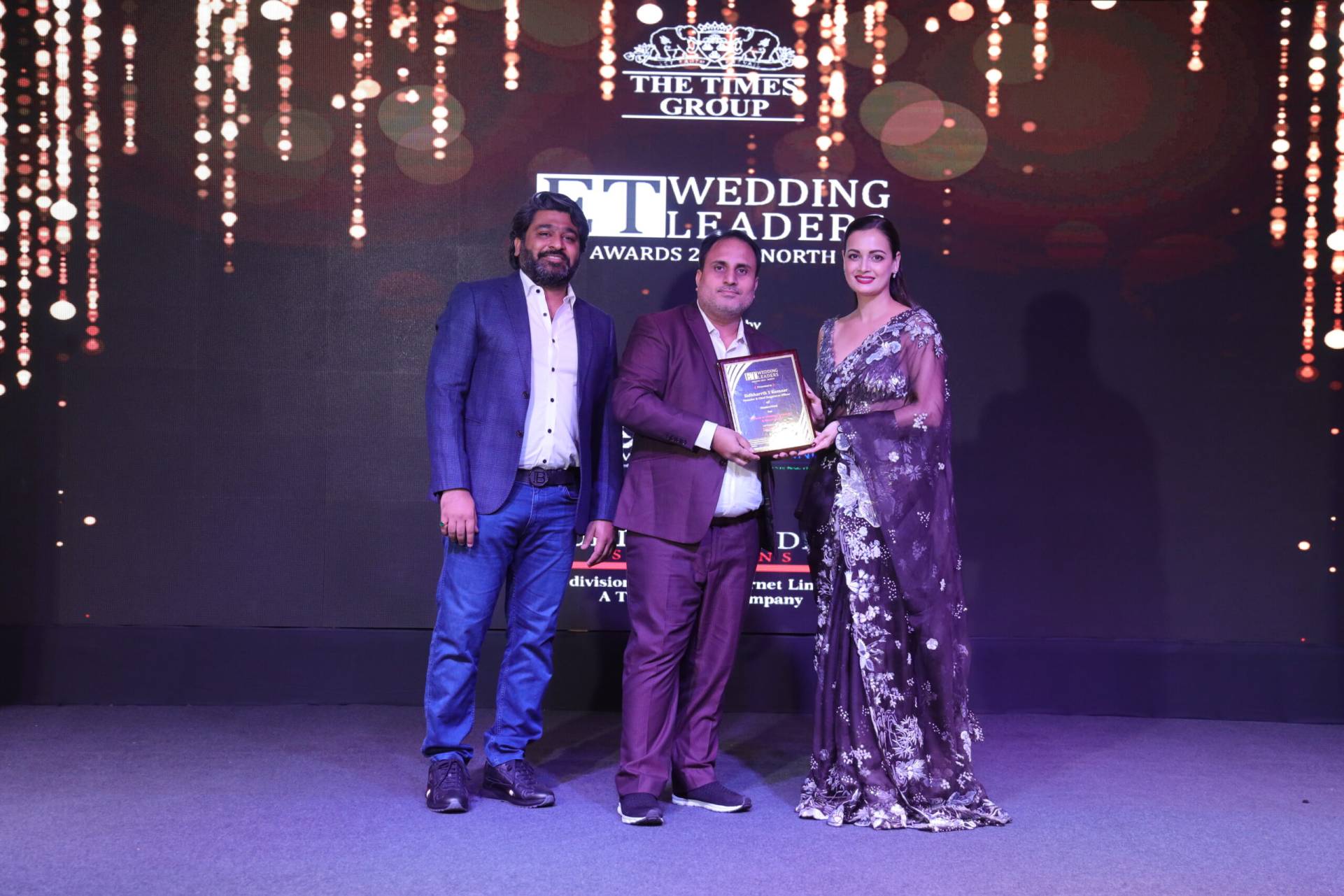 Sidhharrth S Kumaar felicitated by Economic Times as Best Wedding Astrologer